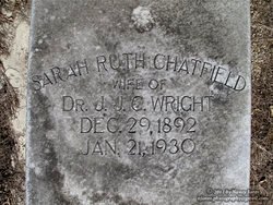 CHATFIELD Sarah Ruth 1892-1930 grave.jpg